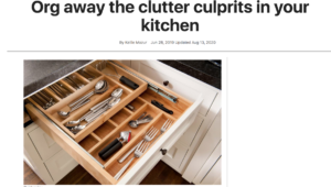 Organize away the clutter culprits in your kitchen